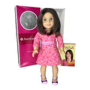 American Girl CHRISSA GOTY DOLL In Meet Outfit Dress Shoes Panties Book  BOX